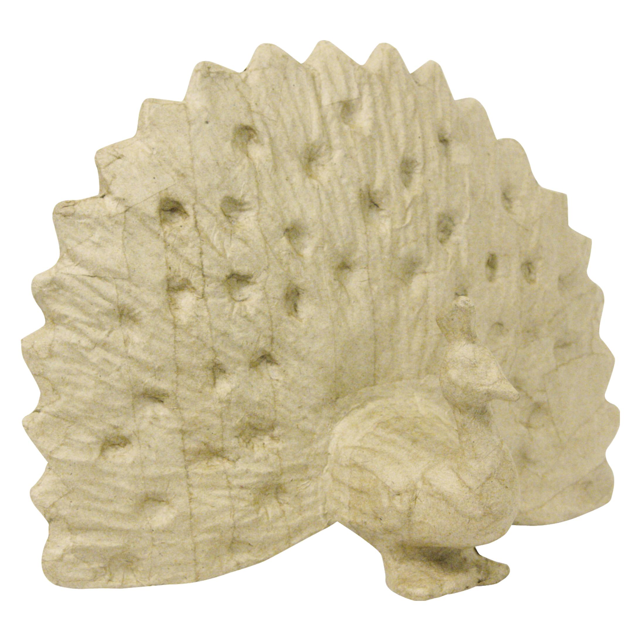 Décopatch Papp-Figuren 12.5 x 24 x 19 cm Pfau (SAB103O)