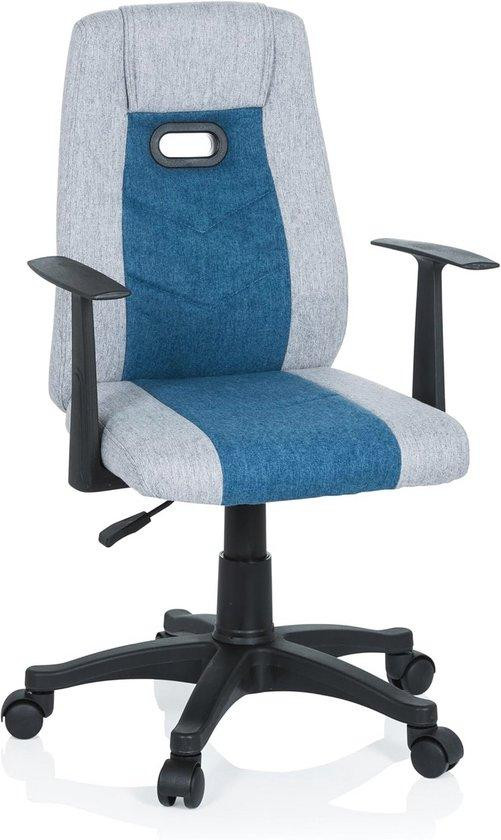 Ergonomische Kinderbureaustoel Kiddy Extra - Grijs/Blauw