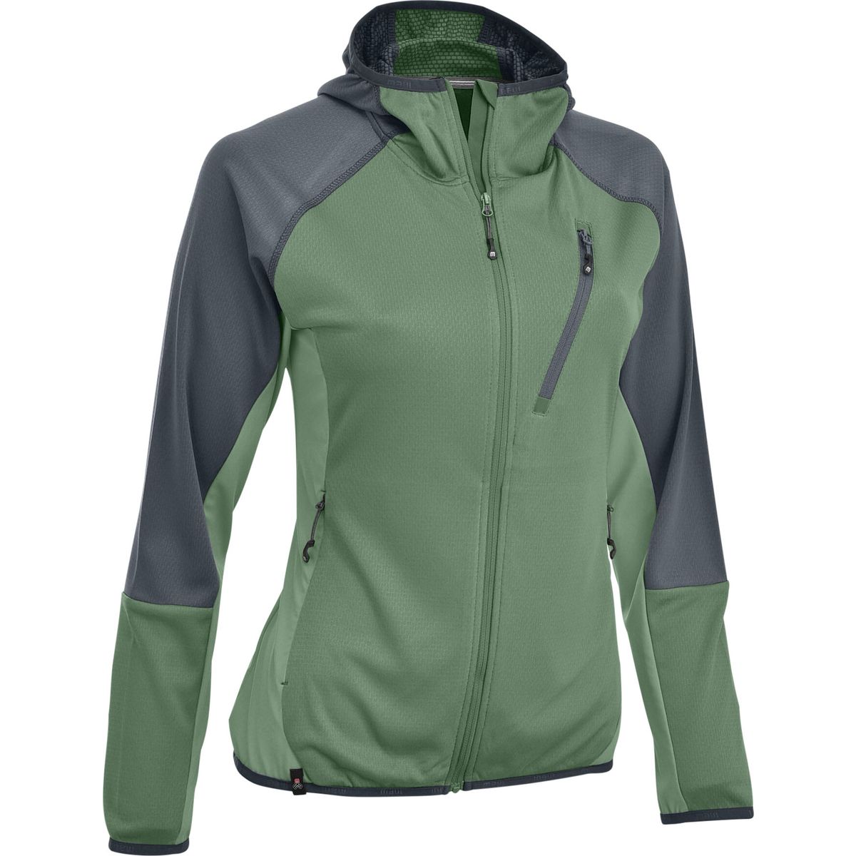 MAUL Sport Riedlerspitz XT - Leichte Fleecejacke m. Kapuze light green/dark green (1610) 36 5319100304-1610-36