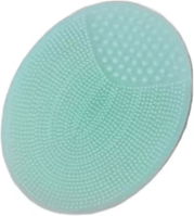 Inspire Picks Soft Silicone Face Brush Manual Facial Cleansing & Exfoliating Massage Brush green