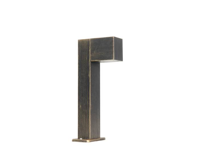 Lampadaire d'extérieur industriel or antique 35 cm IP44 - Baleno