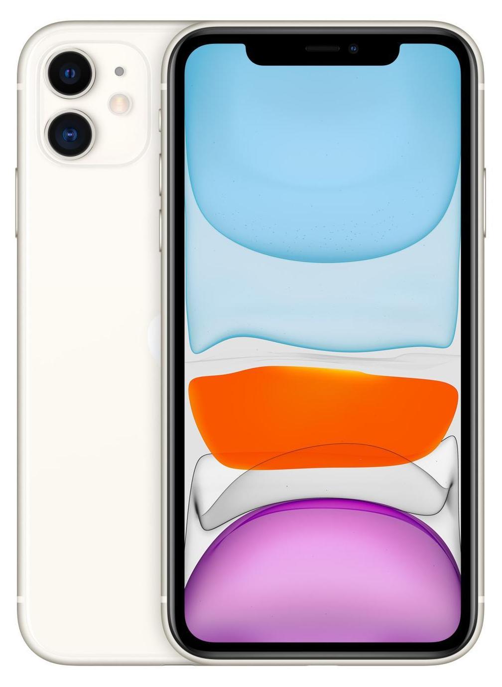 Apple iPhone 11 15,5 cm (6.1") Dual-SIM iOS 14 4G 128 GB Weiß