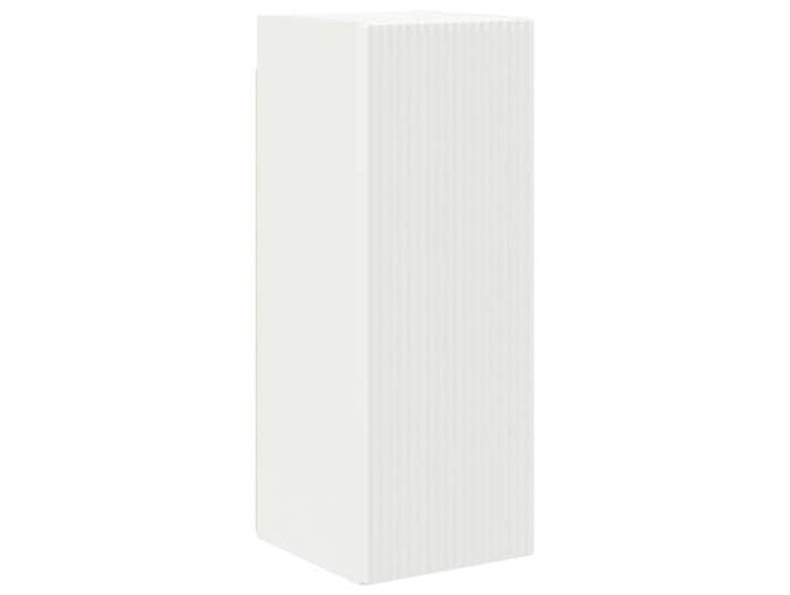 GKHPYURE TV-Schrank zur Wandmontage, weiß, 30 x 31 x 80 cm, Holz 1 Tür 90 Grad, 3 Regale, Wandmontage, platzsparendes Wohnzimmer