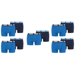 Puma Herren Boxershorts 10er Pack True Blue - M - M