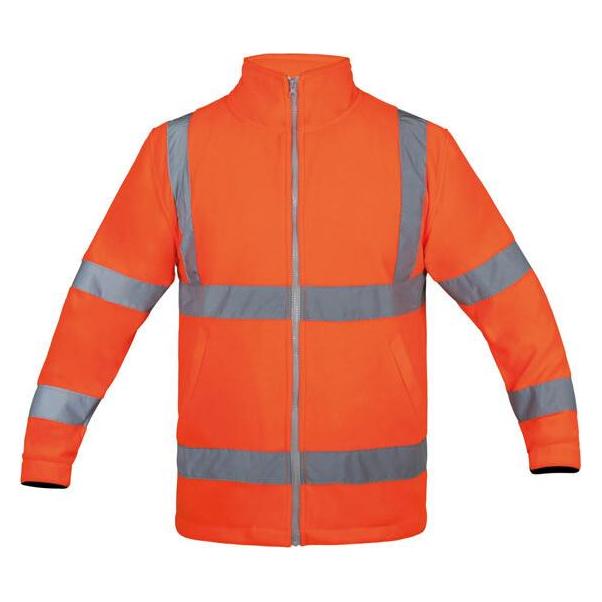 Korntex Hi-Vis Fleece Jacke (S) (KO-KXFJ-O-S)