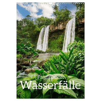 Faszination Wasserfälle (Wandkalender 2027 DIN A3 hoch), CALVENDO Monatskalender