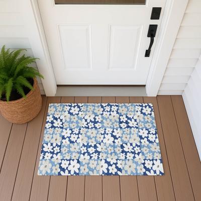 Addison Rugs Machine Washable Indoor/ Outdoor Floral Krissy Chantille Rug