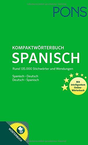 PONS Kompaktwörterbuch Spanisch: Spanisch-Deutsch/Deutsch-Spanisch mit intelligentem Online-Wörterbuch - Preis vom 09.10.2026 07:28:09 h