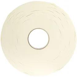 Doppelseitiges PE-Schaumklebeband, weiß, 1 mm dick, stark haftend, EL100 25 mm, Papier