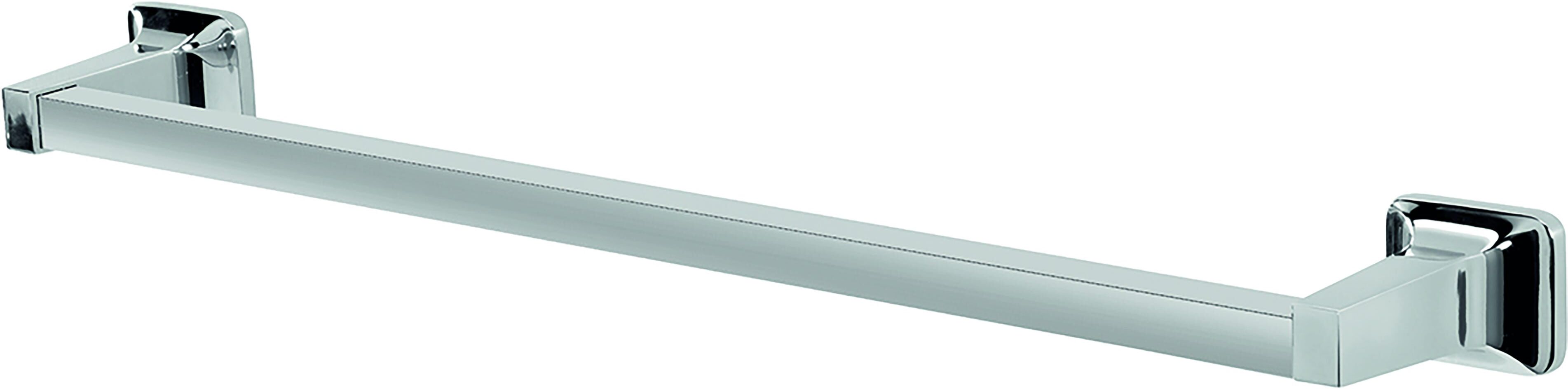 Tecnomat BARRA PORTASALVIETTE SERIE BLOCK IN METALLO CROMATO FISSAGGIO A MURO 60 cm