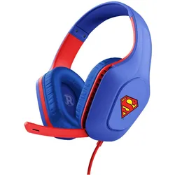 Trust Gxt416sm Zirox Headset Superman (Kabelgebunden), Gaming Headset, Blau, Rot