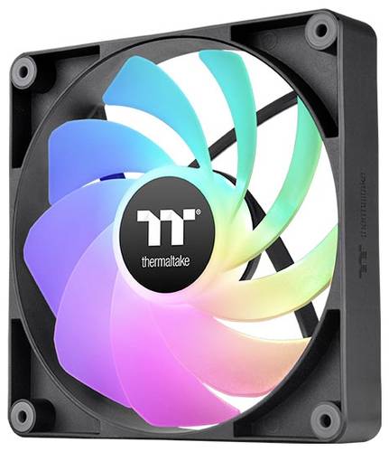 Thermaltake CT140 Reverse ARGB Sync - Gehäuselüfter - 140 mm - Schwarz (Packung mit 2)