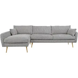HTI-Living Ecksofa Antonius Webstoff Grau links