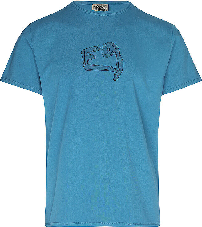 E9 Herren Klettershirt Skill Logo blau   L M