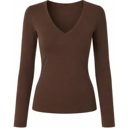 Mandala, Damen, Funktionsshirt, Turtle Neck (M), Braun