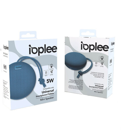 Ioplee Cassa Speaker Wireless 5W - Blu