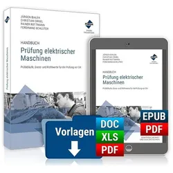 Handbuch Prüfung elektrischer Maschinen, Fachbücher von Ferdinand Schlüter