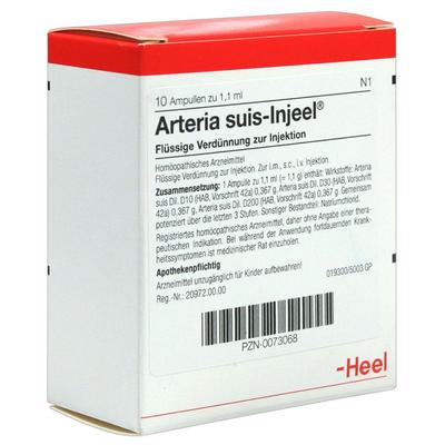 Arteria Suis Injeel Ampullen 10 St