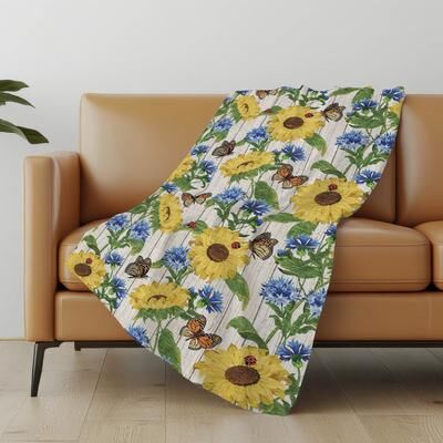 Addison Rugs Premium Machine Washable ASB171 Coffee Party Sherpa Throw Blanket