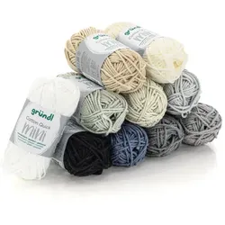 gründl Wolle Cotton Quick Mini "Shades of Grey"