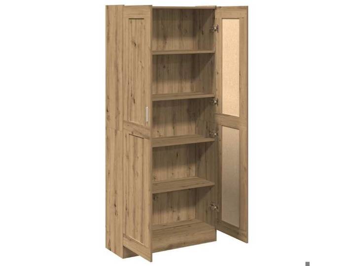 Bibliothèque SOLOMOON CHIC Buffet haut - pour salon - chêne artisanal 82 5x30 5x185 cm bois d'ingénierie BB136
