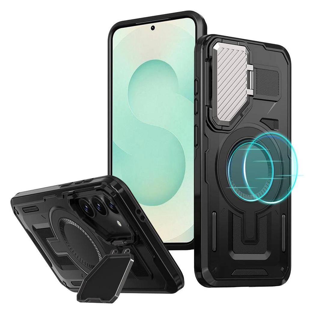 Techsuit - CamVault MagSafe - Samsung Galaxy S25 Plus - Black (Samsung Galaxy S25) (56365287)