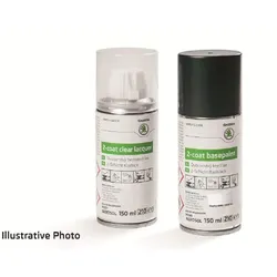 Skoda Lackspray-Set Stone-Grau Metallic (150 ml Lack / 150 ml Klarlack) Farbcode