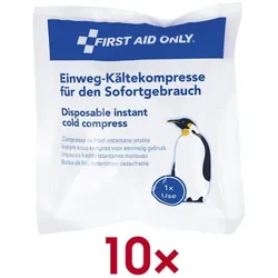 First Aid Only Einweg Kältekompressen 10 Stück