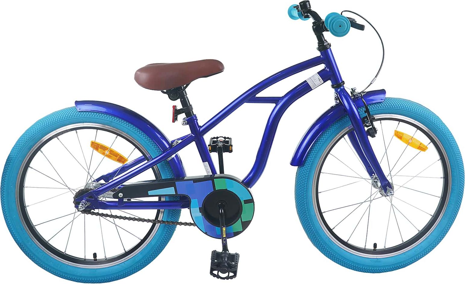 Kinderfahrrad 20 Zoll für 6-11 Jahre alt Dunkelblau