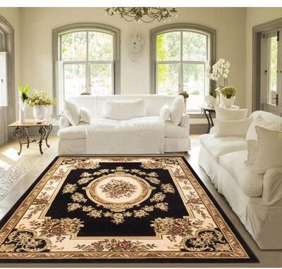 "Well Woven Agra Traditional French Country Aubusson Floral Area Rug - 9'3"" x 12'6"""