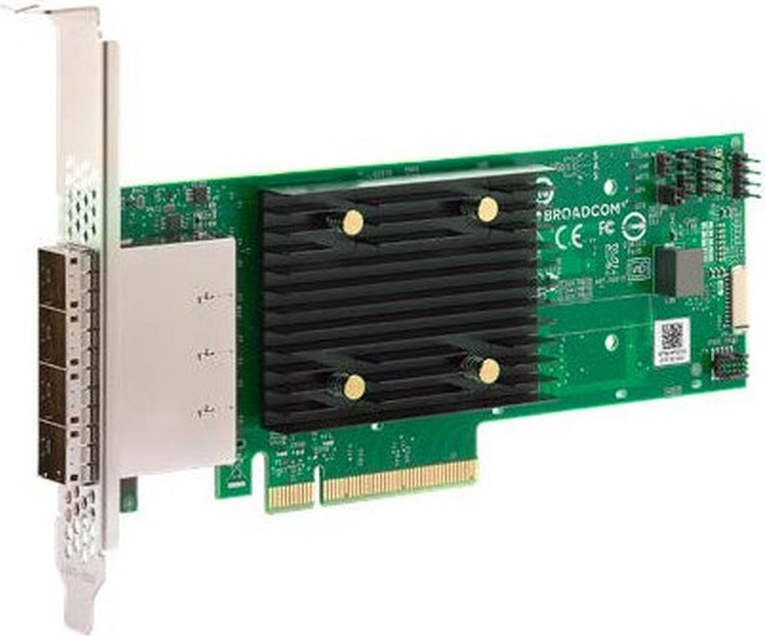 Lenovo 4Y37A09724 PCIe 4.0 Mini-SAS Adapter met laag profiel
