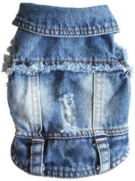 Pet Hub Denim Cowboy Pet Dog Coat   Small Dog Jeans Jacket & Vest   Puppy Outfits & Cat Clothes XL 3