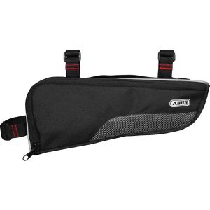 Abus Fahrrad-Rahmentasche Basico ST5200, schwarz, 1,2 Liter, Dreieckstasche, reflektierend, wasserabweisend