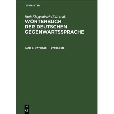 väterlich – Zytologie, Gebundene Ausgabe von , De Gruyter, 978-3-11-257817-9