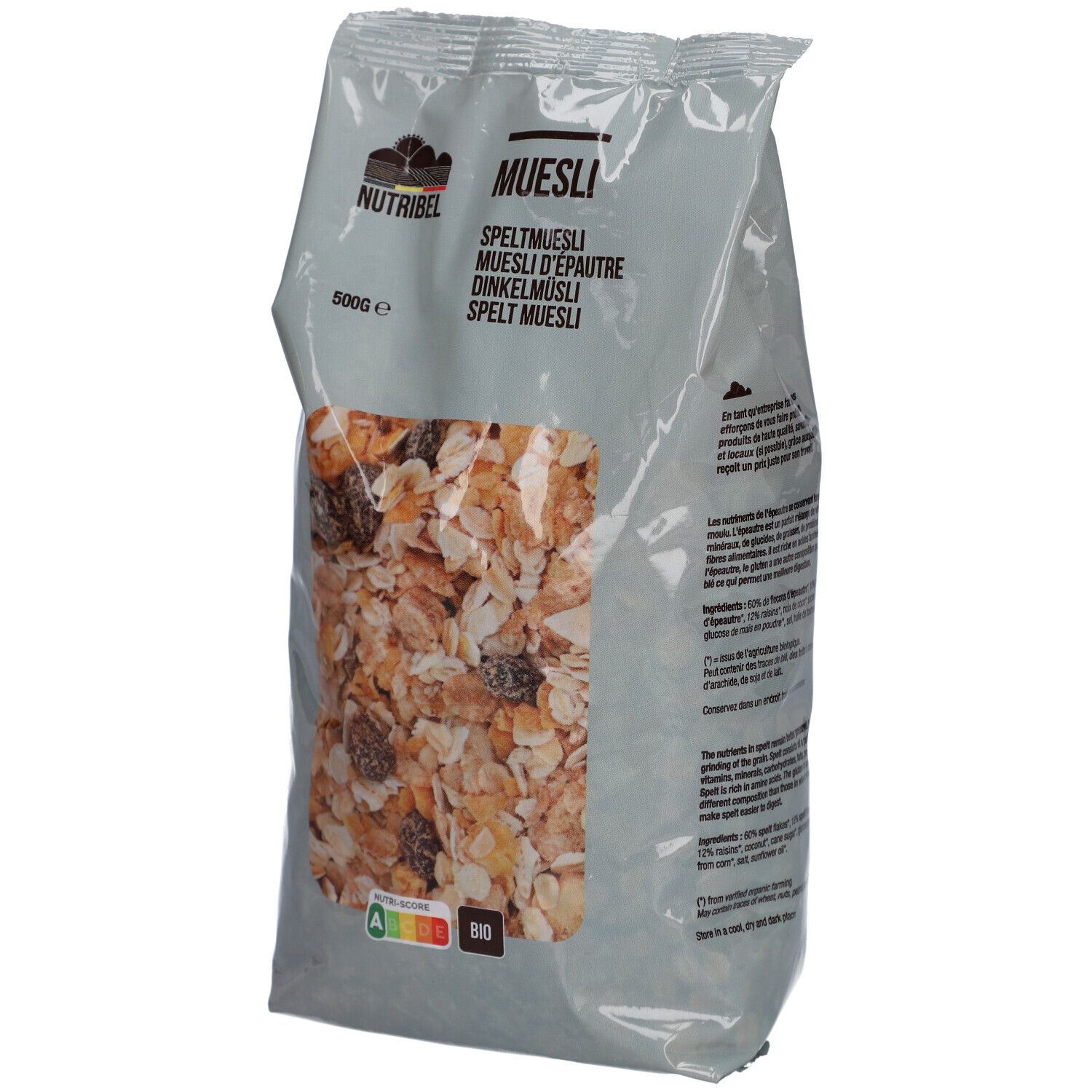 Nutribel Speltmuesli bio 500g 500 g Müsli