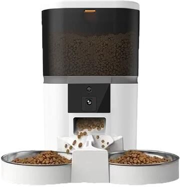 Uplifted Finds Smart Multi Pet Surveillance Hub 4l 2 Bowl White
