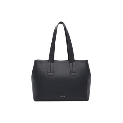 Shopper EMILY & NOAH "Shopper E&N Ludowika", Damen, Gr. B/H/T: 37cm x 28cm x 14cm, blau (blau 500), PVC, Polyurethan, Taschen Shopper