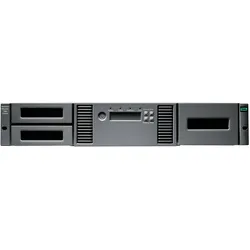 HPE Storage MSL2024 Gen4 0-drive 24-slot Tape Library, FC, 2.5:1, LTO, 2U, 256-bit AES, 300 MB/s, Backup Lösungen