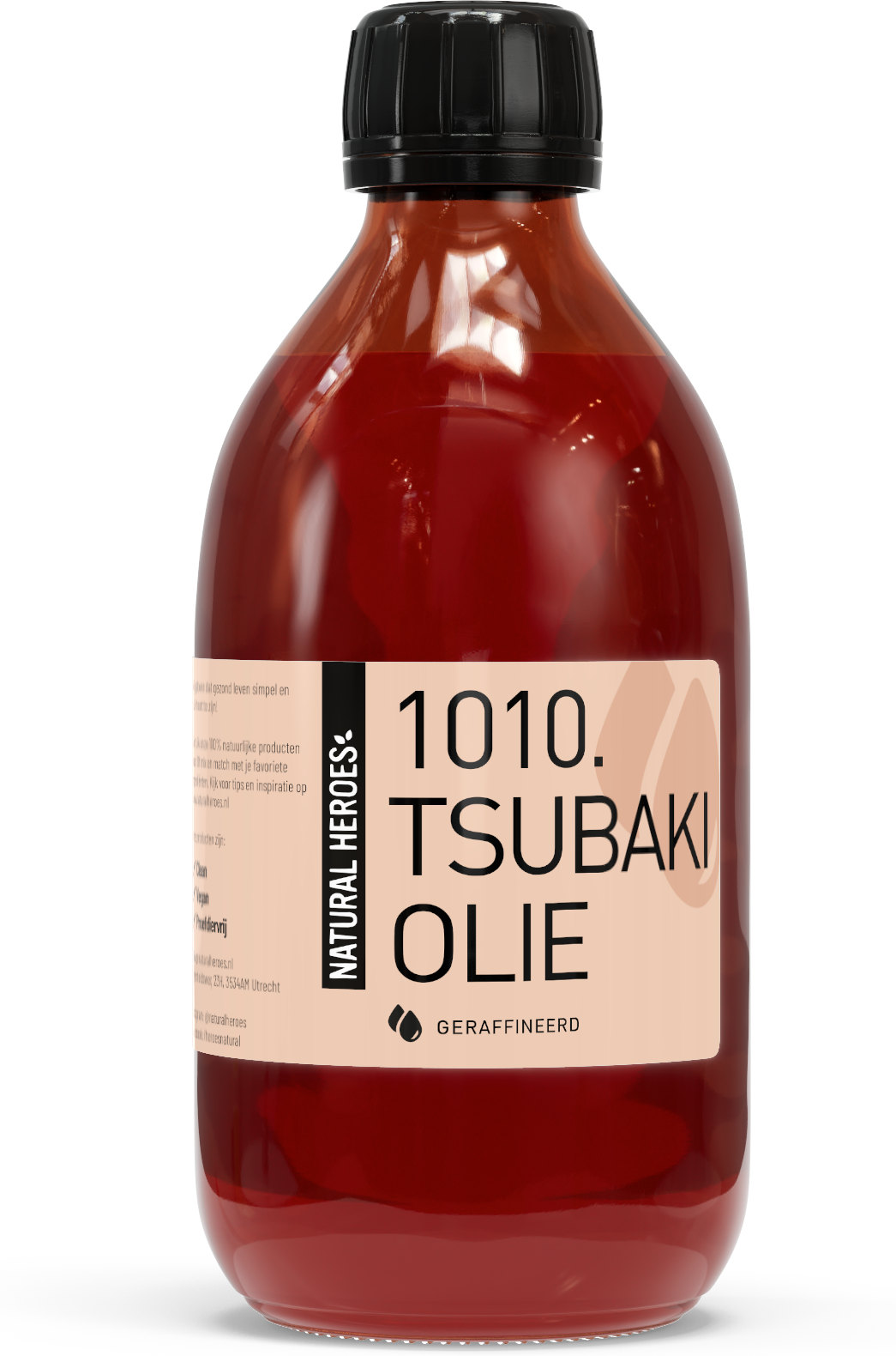 Natural Heroes Tsubaki Olie - Japanse Camellia Olie (Geraffineerd) - 300ml