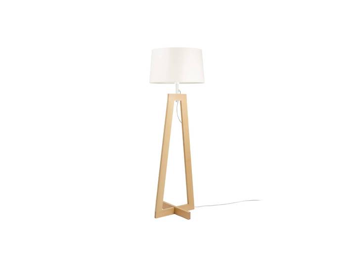 Vloerlamp Sacha LS mini, hout licht, Woon-/ Eetkamer, Hout, Scandinavisch, vloerlamp hout