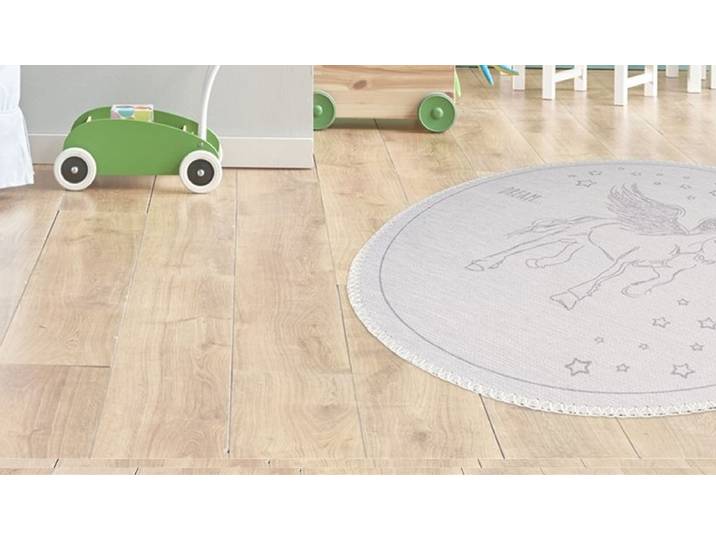 Kinderteppich ARTE ESPINA Bambini 200 , grau, H:5mm Ø:160cm, Polyester, Teppiche, Kinderteppich, Fantasievoll bedruckter Kinderteppich, angenehme Haptik