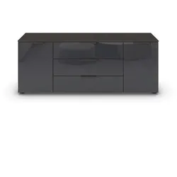 Lowboard Flipp Glas Basalt