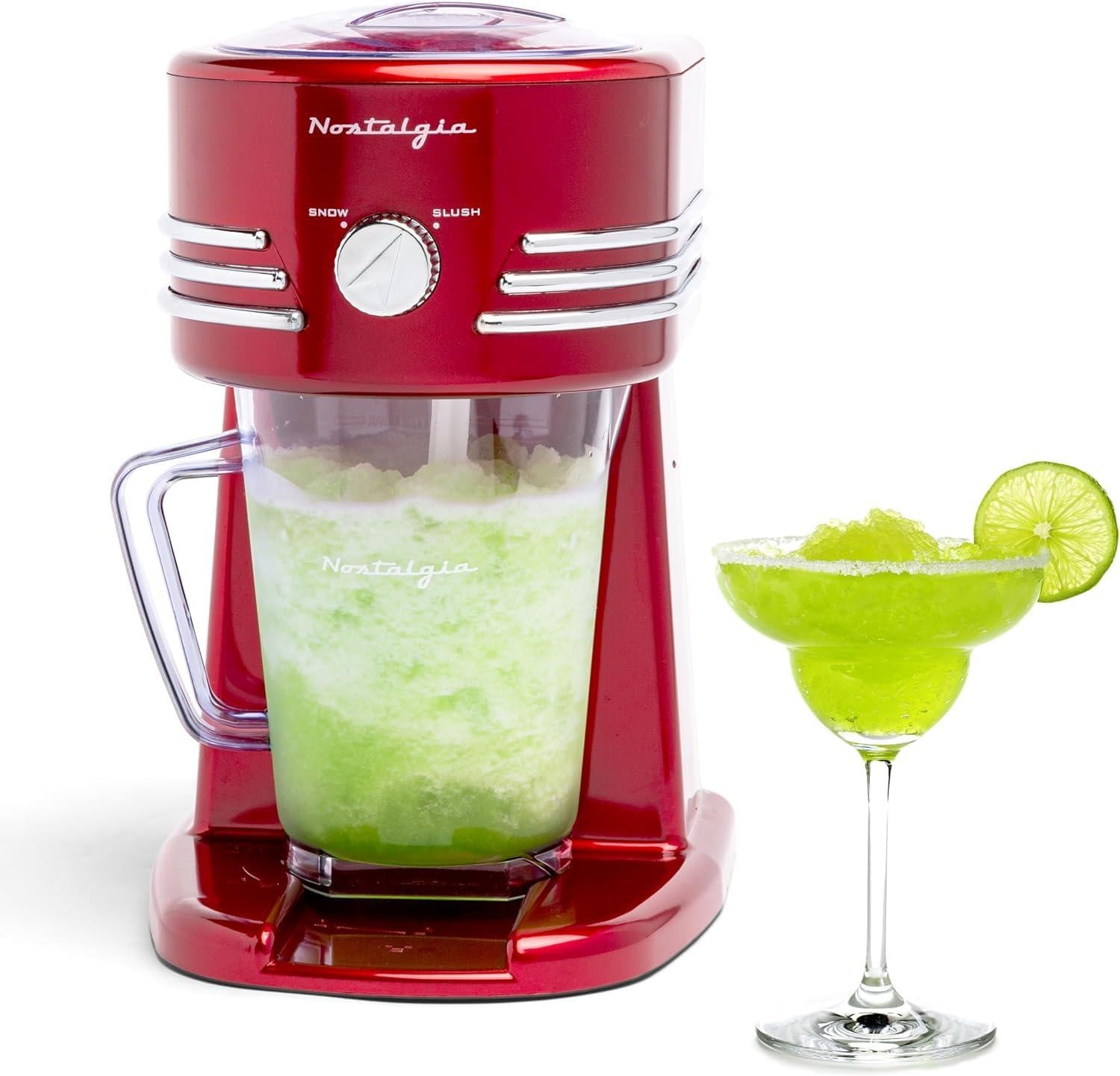 Dripio Drankstation voor slush-ijs en margaritas, 1,2 liter, retro rood