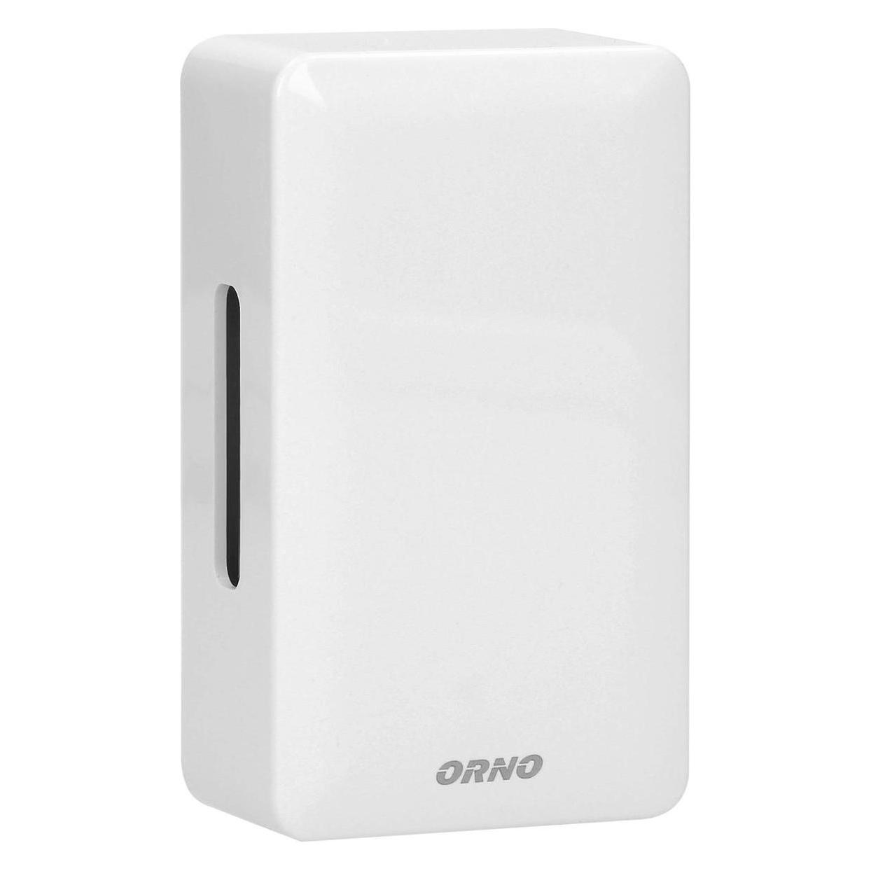 Orno Zweifarbige elektromechanische Türklingel BREVIS MINI AC, 230V, schwarz OR-DP-MR-148/W (Drahtgebunden, Kabelgebunden) (OR-DP-MR-148/W)