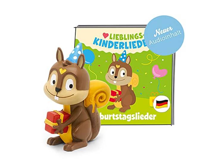 tonies Hörfiguren für Toniebox, Lieblings-Kinderlieder – Geburtstagslieder, Kinderlieder für Kinder ab 3 Jahren, Spielzeit ca. 60 Minuten
