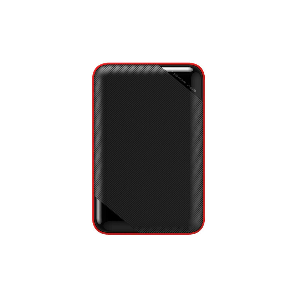 Silicon Power Armor A62, 4 TB, 2.5", 3.2 Gen 1 (3.1 Gen 1), Schwarz, Rot