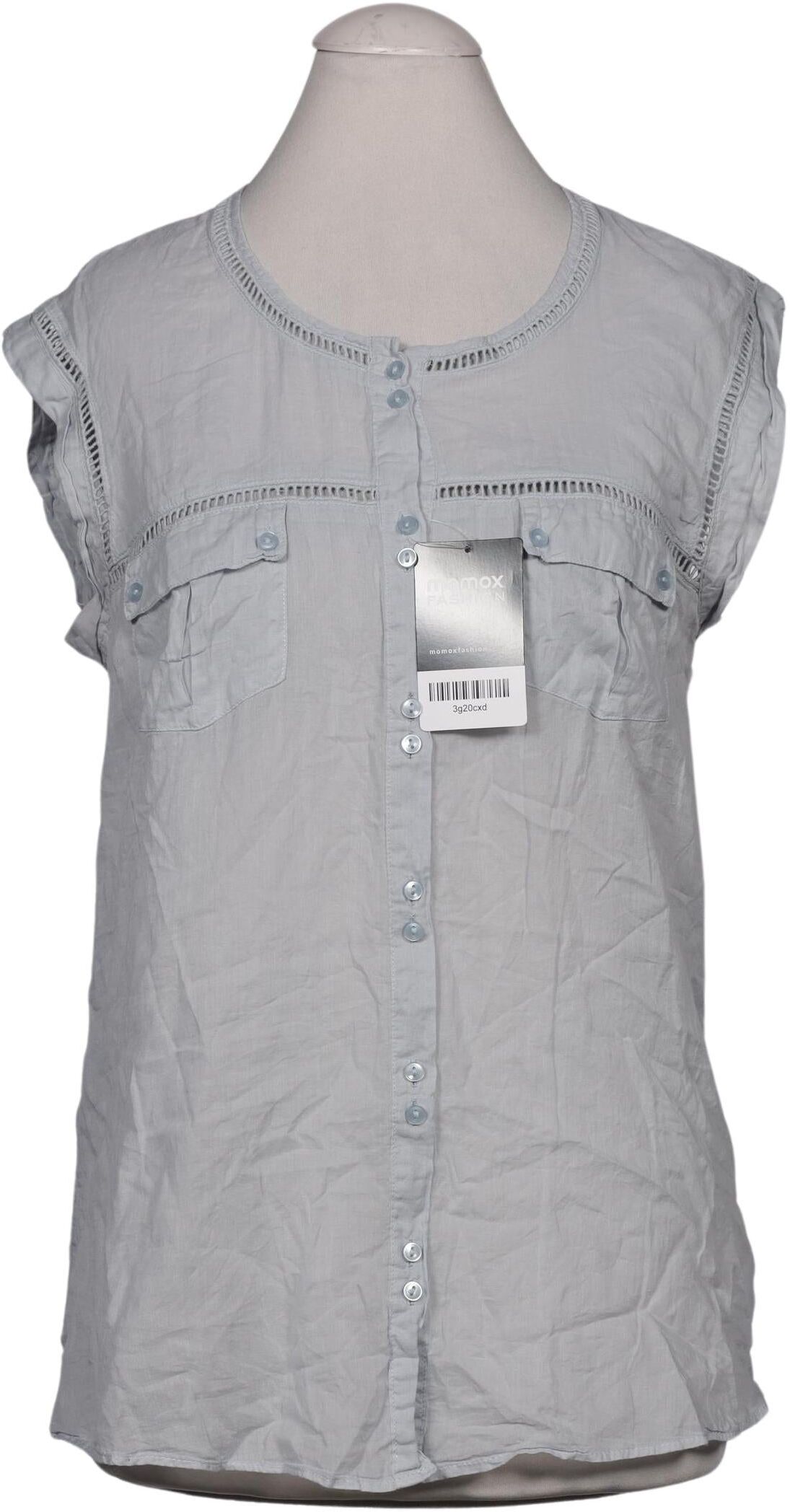sud express Damen Bluse, Hellblau, Gr. S, Baumwolle - Second Hand