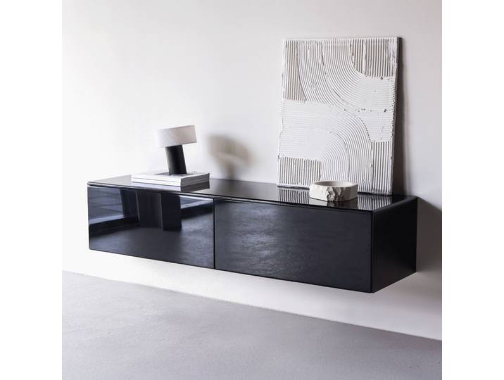 Nohr Zwevend TV-meubel Zeke 160cm - Zwart
