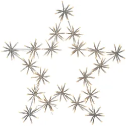Star Trading, Weihnachtsbeleuchtung, Stern Silhouette Flower