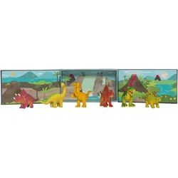 Selecta Spielzeug Spielset mit Figuren des Dinosaurierstamms